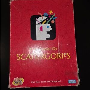 Scattergories Board Game by Parker Brothers - Red